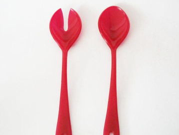 新塑料沙拉叉勺 廠家直銷，優(yōu)質(zhì)廚房用品